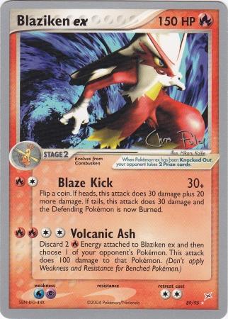 Blaziken ex (89/95) (Blaziken Tech - Chris Fulop) [World Championships 2004] | Exor Games New Glasgow