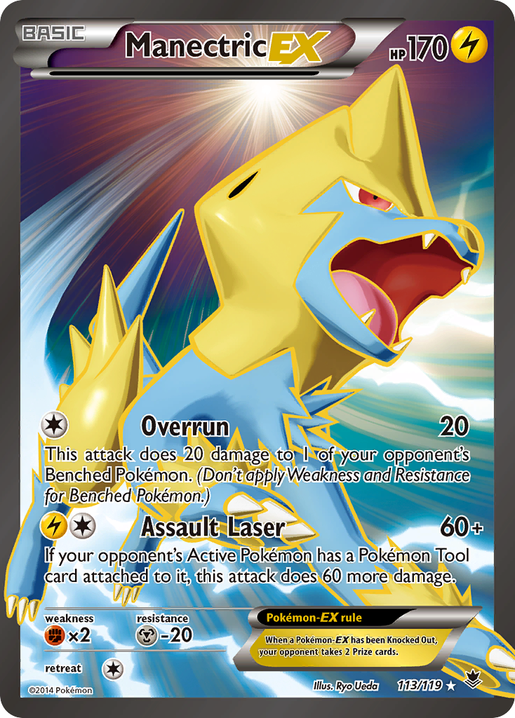 Manectric EX (113/119) [XY: Phantom Forces] | Exor Games New Glasgow