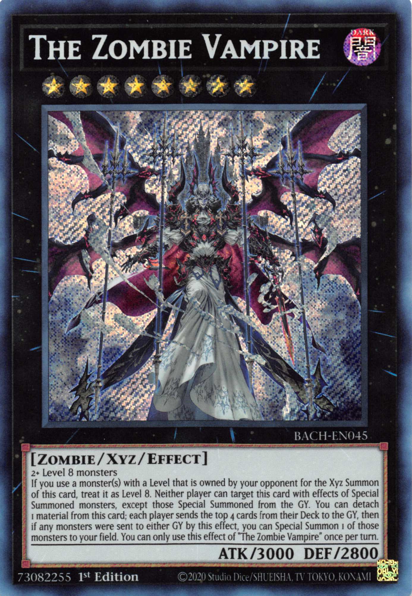 The Zombie Vampire [BACH-EN045] Secret Rare | Exor Games New Glasgow