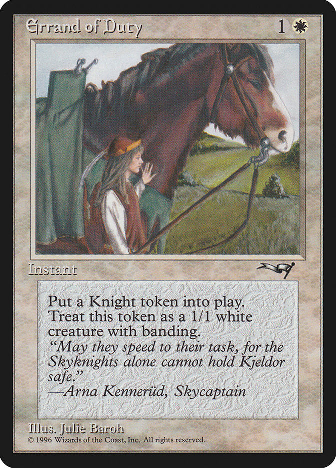 Errand of Duty (Horse) [Alliances] | Exor Games New Glasgow