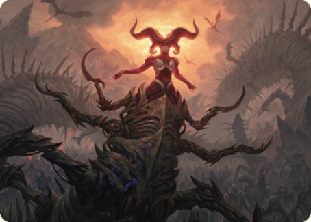 Sheoldred, the Apocalypse Art Card [Dominaria United Art Series] | Exor Games New Glasgow