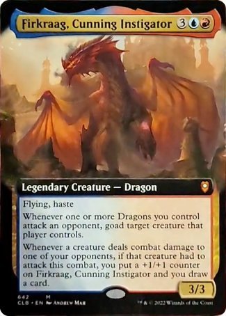 Firkraag, Cunning Instigator (Extended Art) [Commander Legends: Battle for Baldur's Gate] | Exor Games New Glasgow
