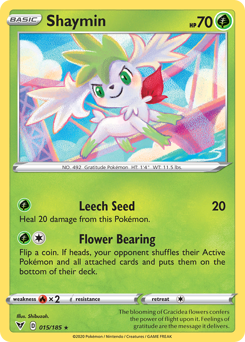 Shaymin (015/185) [Sword & Shield: Vivid Voltage] | Exor Games New Glasgow