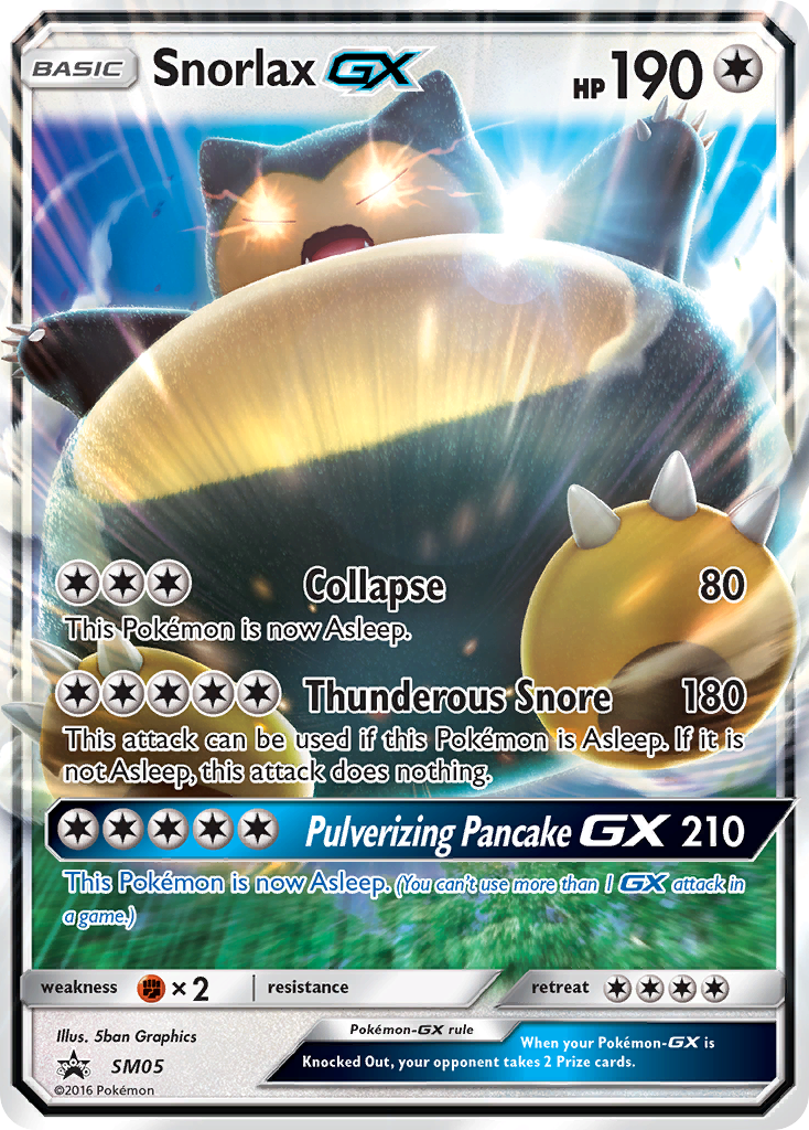 Snorlax GX (SM05) [Sun & Moon: Black Star Promos] | Exor Games New Glasgow