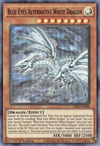 Blue-Eyes Alternative White Dragon (Green) [LDS2-EN008] Ultra Rare | Exor Games New Glasgow