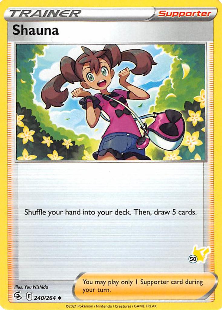 Shauna (240/264) (Pikachu Stamp #50) [Battle Academy 2022] | Exor Games New Glasgow