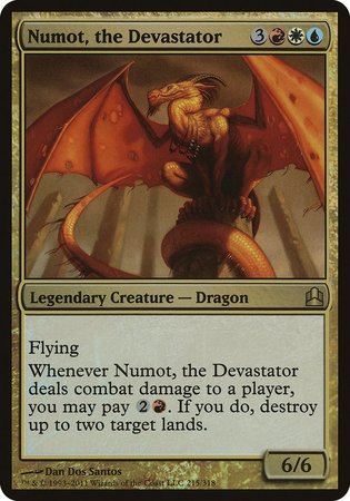 Numot, the Devastator (Oversized) [Commander 2011 Oversized] | Exor Games New Glasgow