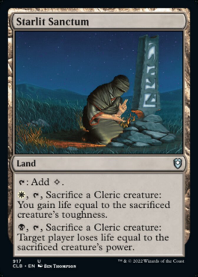 Starlit Sanctum [Commander Legends: Battle for Baldur's Gate] | Exor Games New Glasgow