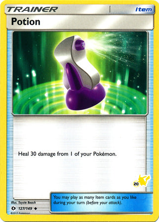 Potion (127/149) (Pikachu Stamp #20) [Battle Academy 2020] | Exor Games New Glasgow