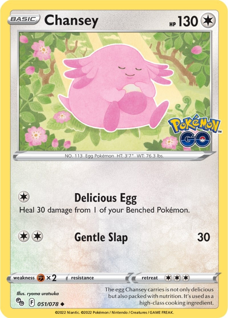 Chansey (051/078) [Pokémon GO] | Exor Games New Glasgow