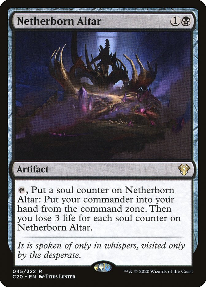 Netherborn Altar [Commander 2020] | Exor Games New Glasgow