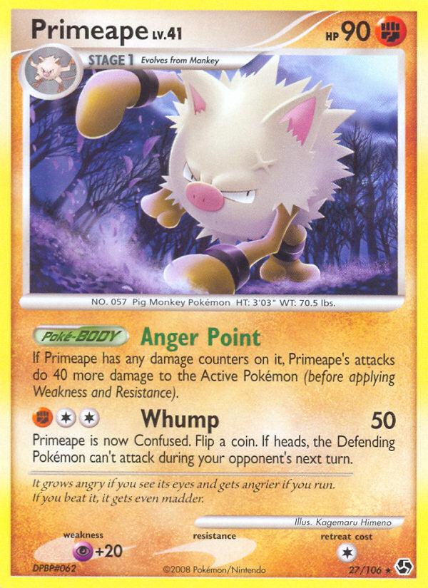 Primeape (27/106) [Diamond & Pearl: Great Encounters] | Exor Games New Glasgow