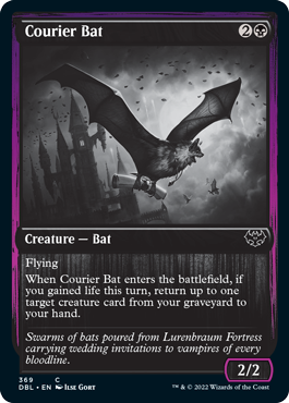 Courier Bat [Innistrad: Double Feature] | Exor Games New Glasgow