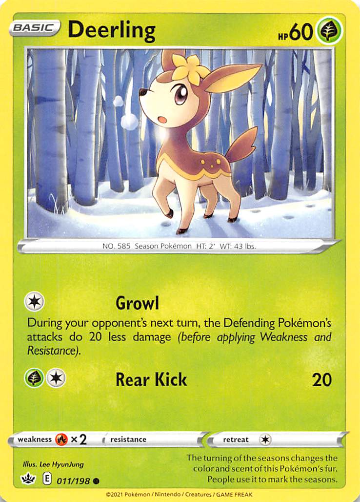 Deerling (011/198) [Sword & Shield: Chilling Reign] | Exor Games New Glasgow