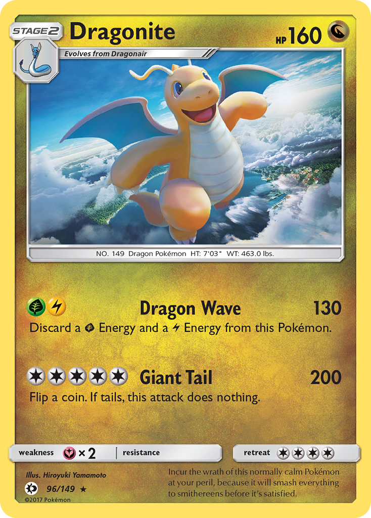 Dragonite (96/149) [Sun & Moon: Base Set] | Exor Games New Glasgow