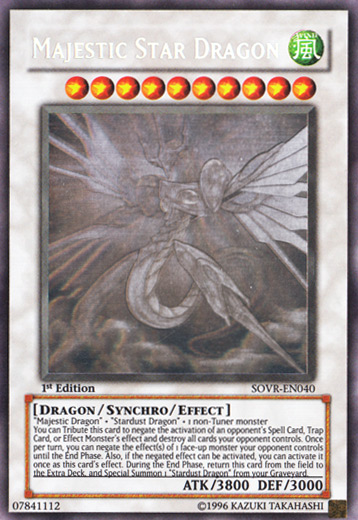 Majestic Star Dragon [SOVR-EN040] Ghost Rare | Exor Games New Glasgow