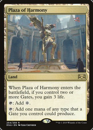 Plaza of Harmony [Ravnica Allegiance] | Exor Games New Glasgow