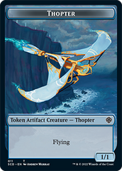 Pegasus // Thopter Double-Sided Token [Starter Commander Decks] | Exor Games New Glasgow