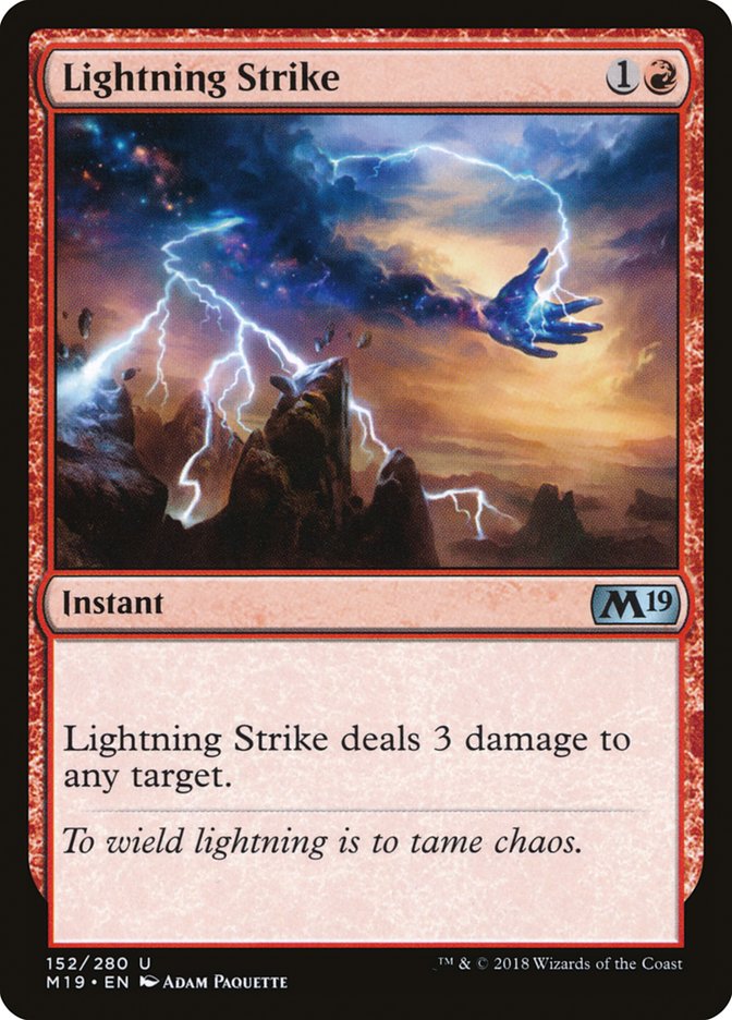 Lightning Strike [Core Set 2019] | Exor Games New Glasgow