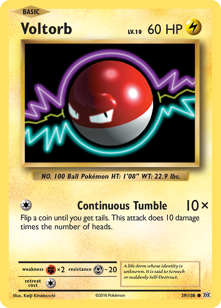 Voltorb (39/108) [XY: Evolutions] | Exor Games New Glasgow