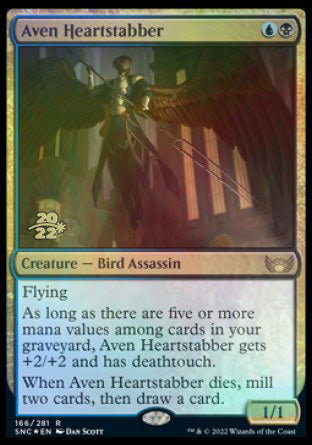Aven Heartstabber [Streets of New Capenna Prerelease Promos] | Exor Games New Glasgow