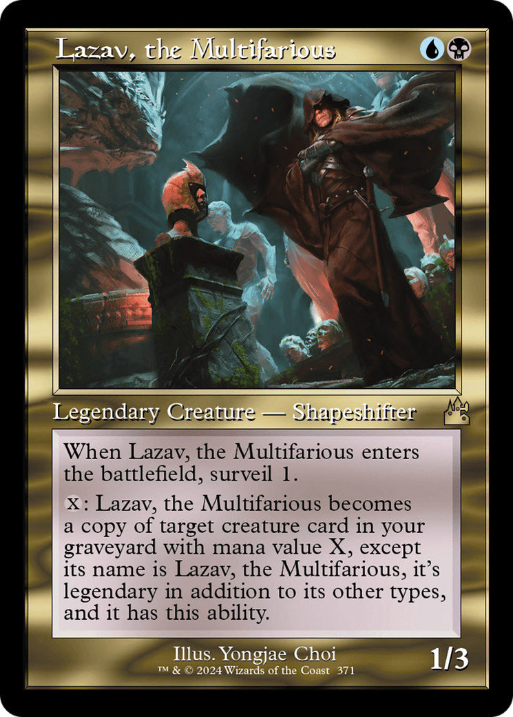 Lazav, the Multifarious (Retro Frame) [Ravnica Remastered] | Exor Games New Glasgow