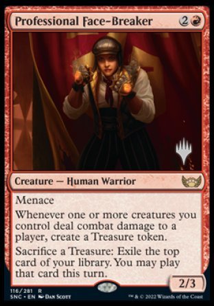 Professional Face-Breaker (Promo Pack) [Streets of New Capenna Promos] | Exor Games New Glasgow