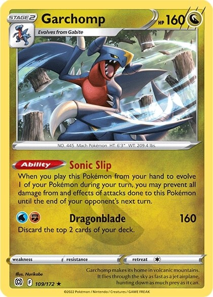 Garchomp (109/172) [Sword & Shield: Brilliant Stars] | Exor Games New Glasgow