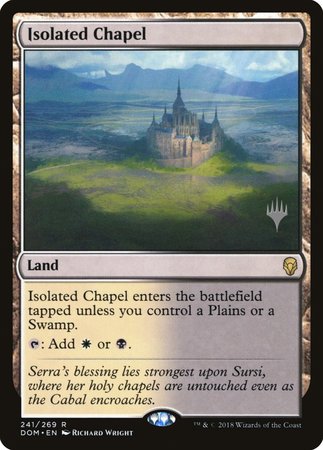 Isolated Chapel [Dominaria Promos] | Exor Games New Glasgow