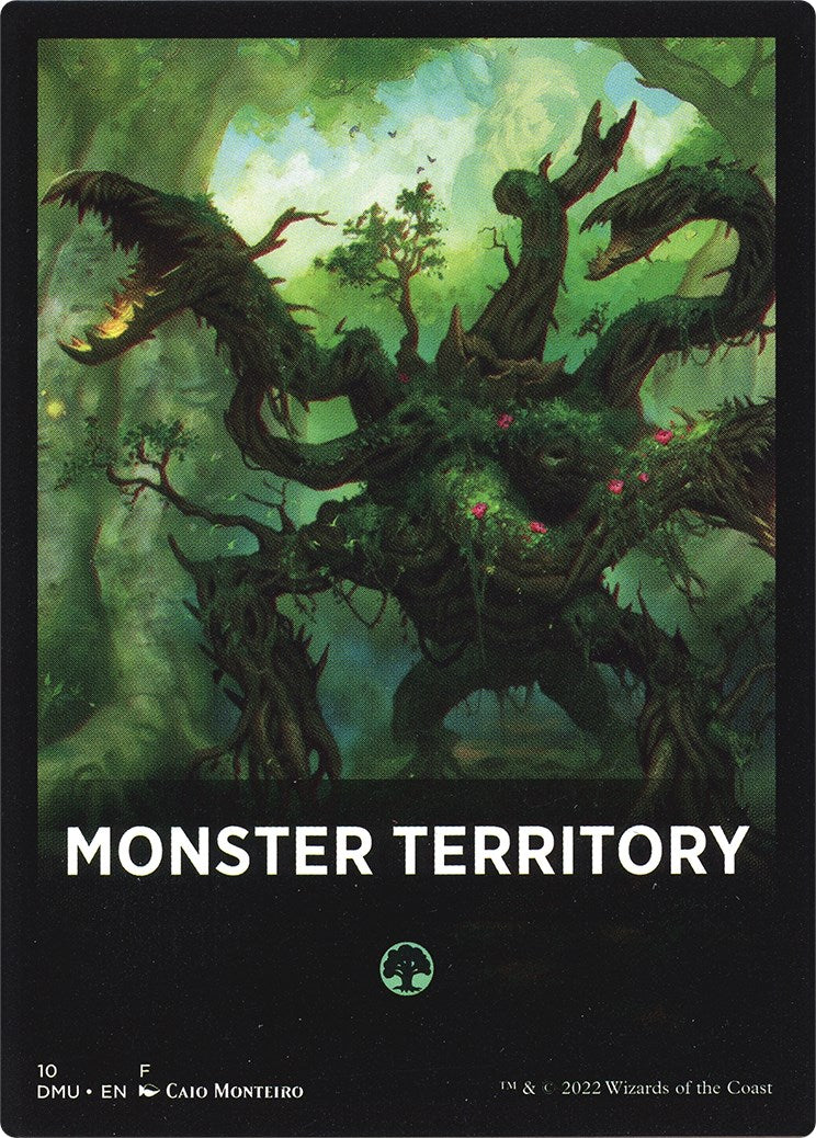 Monster Territory Theme Card [Dominaria United Tokens] | Exor Games New Glasgow