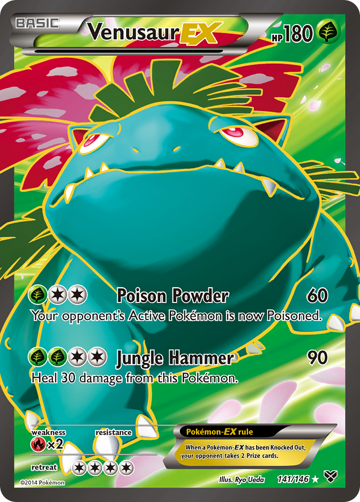 Venusaur EX (141/146) [XY: Base Set] | Exor Games New Glasgow