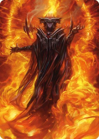 Sauron, the Dark Lord Art Card [The Lord of the Rings: Tales of Middle-earth Art Series] | Exor Games New Glasgow