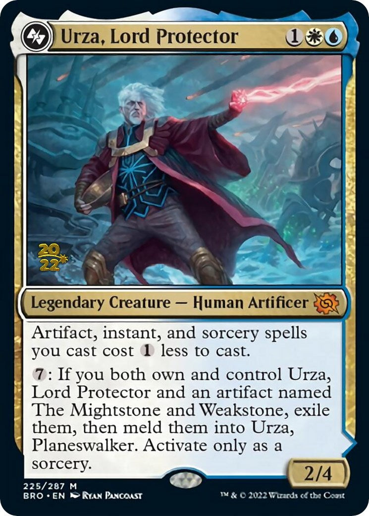 Urza, Lord Protector [The Brothers' War: Prerelease Promos] | Exor Games New Glasgow