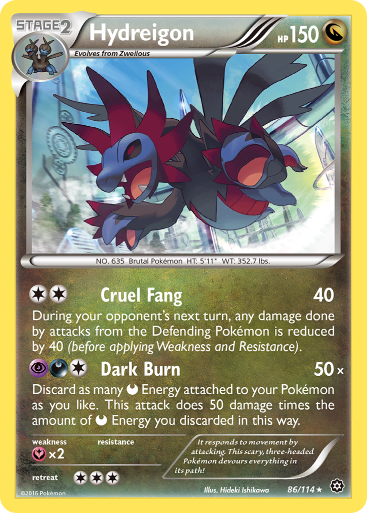 Hydreigon (86/114) [XY: Steam Siege] | Exor Games New Glasgow