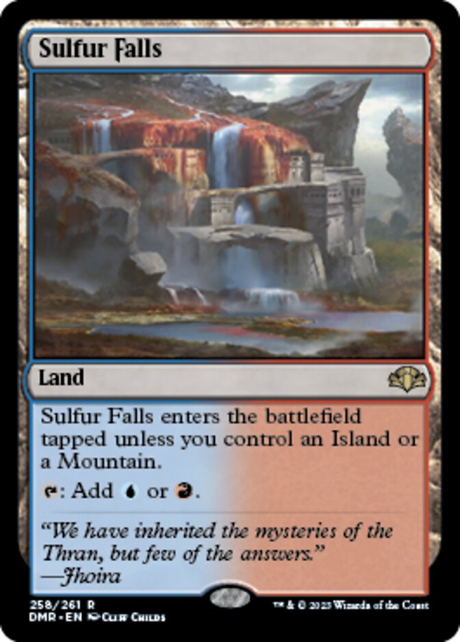 Sulfur Falls [Dominaria Remastered] | Exor Games New Glasgow