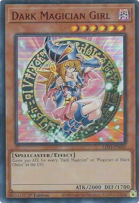 Dark Magician Girl (Red) [LDS3-EN082] Ultra Rare | Exor Games New Glasgow