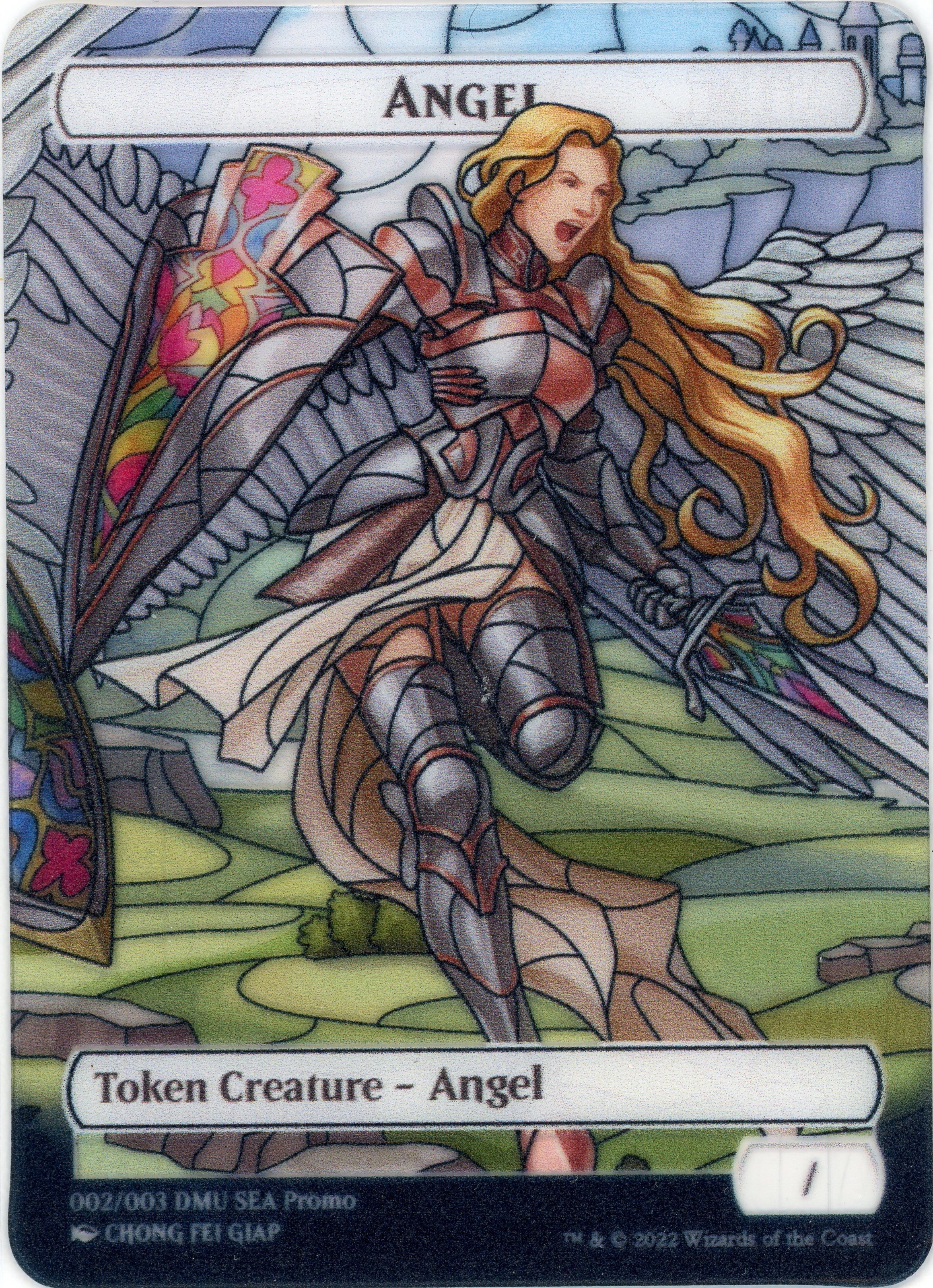 Angel Token (SEA Exclusive) [Dominaria United Tokens] | Exor Games New Glasgow