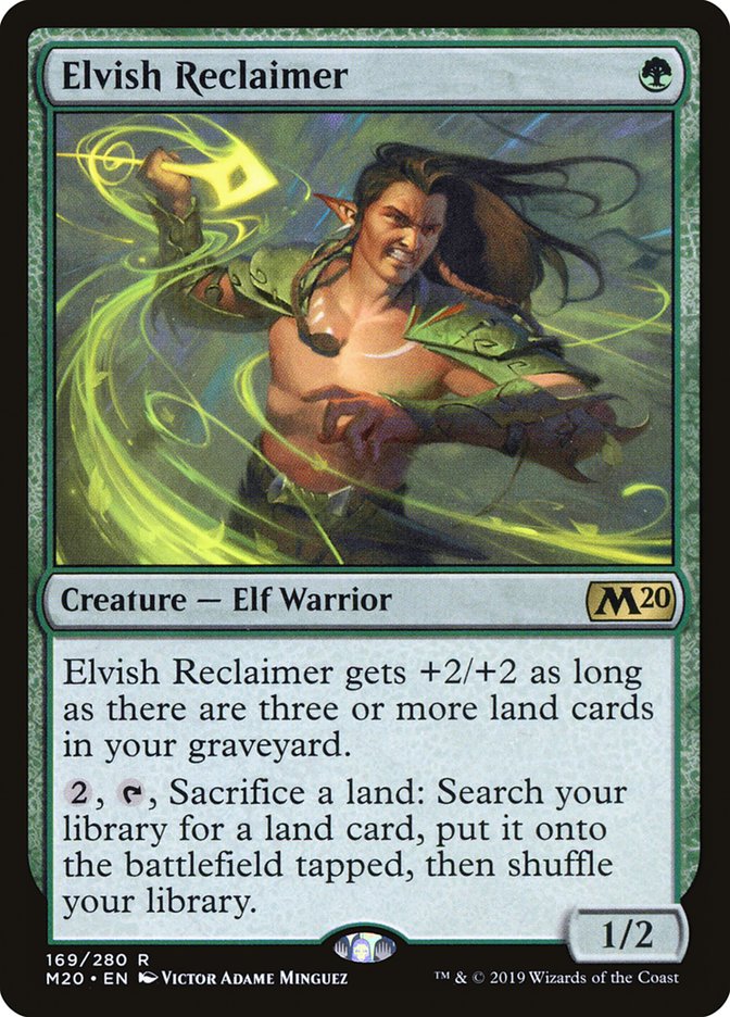 Elvish Reclaimer [Core Set 2020] | Exor Games New Glasgow