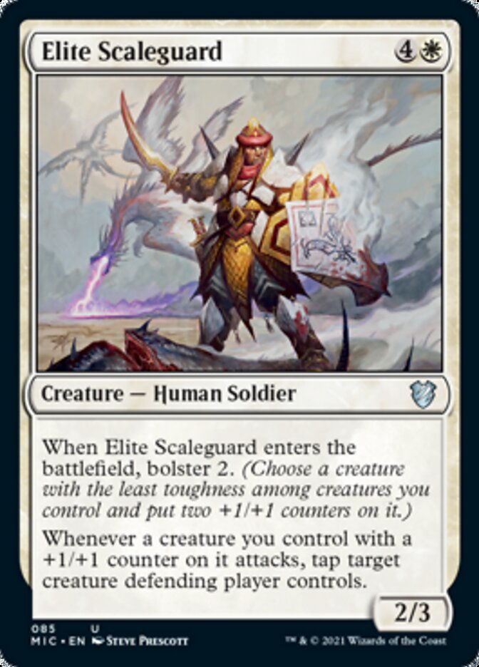 Elite Scaleguard [Innistrad: Midnight Hunt Commander] | Exor Games New Glasgow