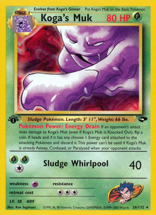 Koga's Muk (26/132) [Gym Challenge 1st Edition] | Exor Games New Glasgow