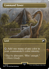 Command Tower // Commander Tower (Borderless) [Jurassic World Collection] | Exor Games New Glasgow