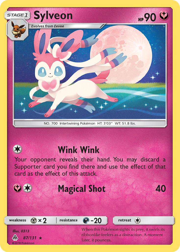 Sylveon (87/131) [Sun & Moon: Forbidden Light] | Exor Games New Glasgow