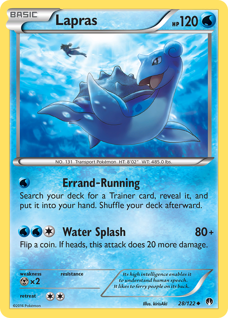 Lapras (28/122) [XY: BREAKpoint] | Exor Games New Glasgow