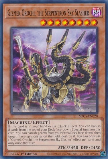 Gizmek Orochi, the Serpentron Sky Slasher [SDCS-EN020] Common | Exor Games New Glasgow