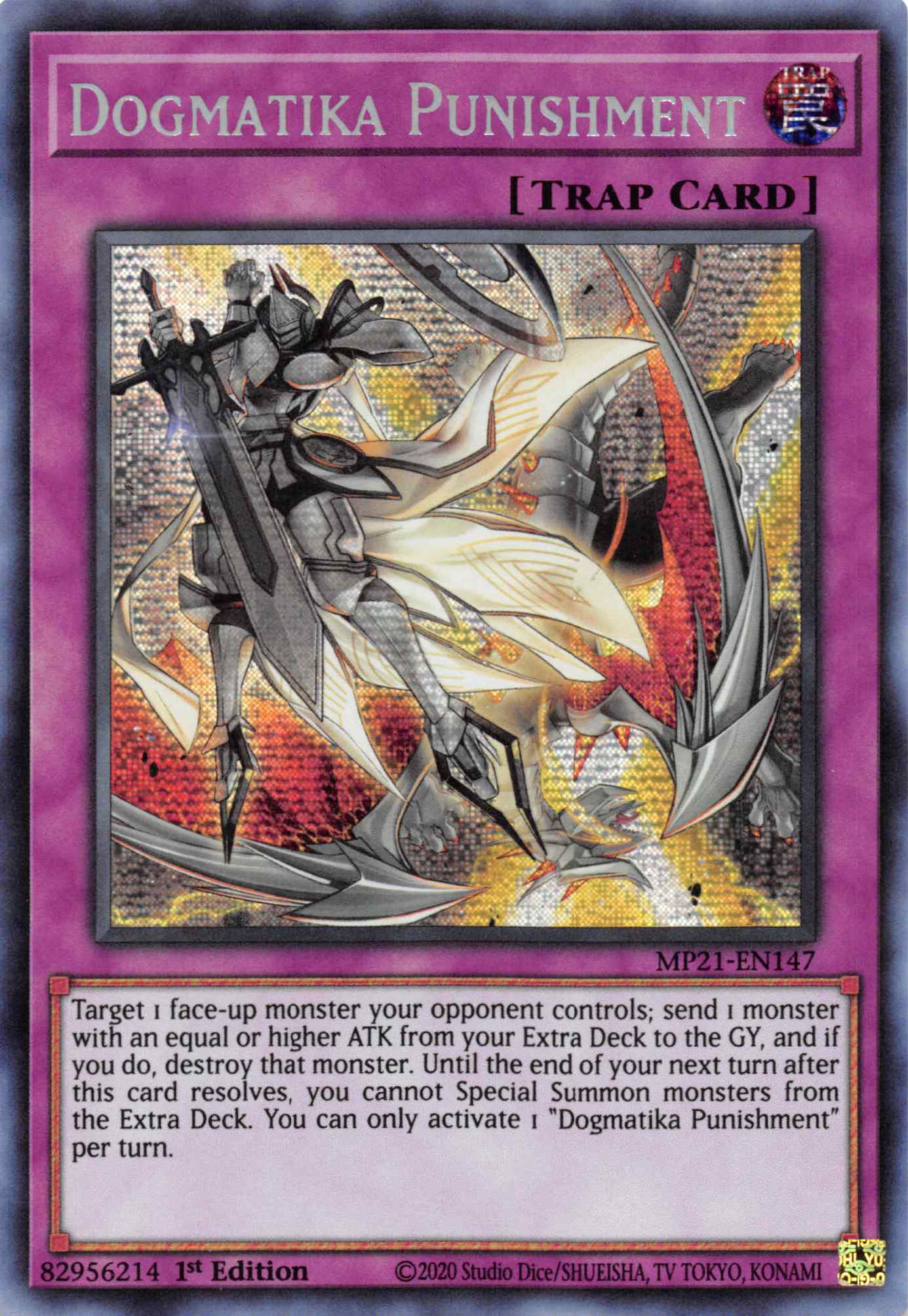 Dogmatika Punishment [MP21-EN147] Prismatic Secret Rare | Exor Games New Glasgow