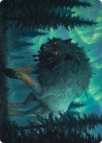 Sarulf, Realm Eater Art Card [Kaldheim: Art Series] | Exor Games New Glasgow