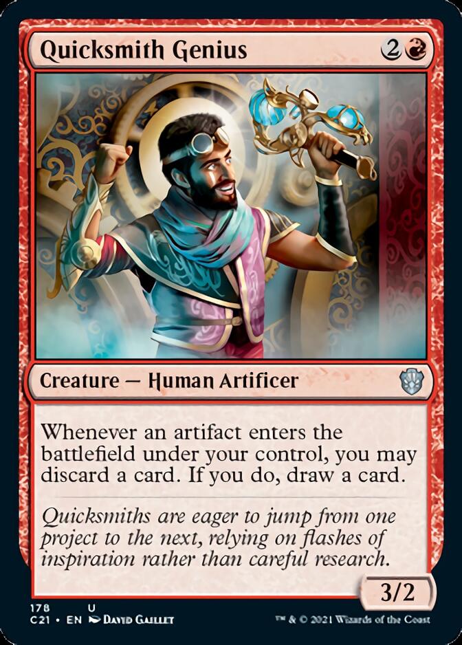 Quicksmith Genius [Commander 2021] | Exor Games New Glasgow