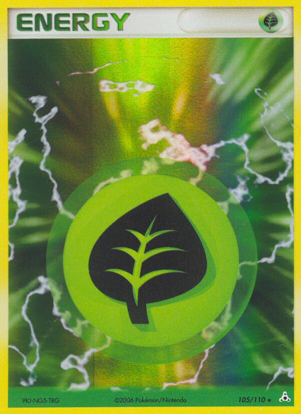 Grass Energy (105/110) [EX: Holon Phantoms] | Exor Games New Glasgow