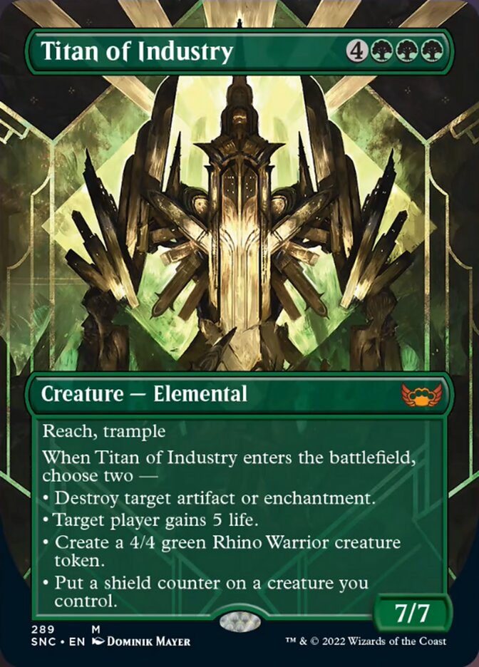 Titan of Industry (Borderless Alternate Art) [Streets of New Capenna] | Exor Games New Glasgow