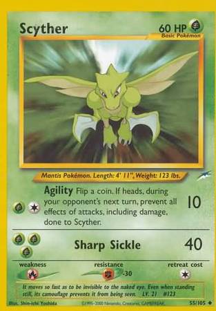 Scyther (55/105) [Neo Destiny Unlimited] | Exor Games New Glasgow